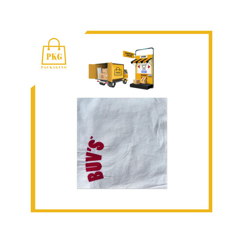 منديل ابيض 30×30 مطبوع شد 4000