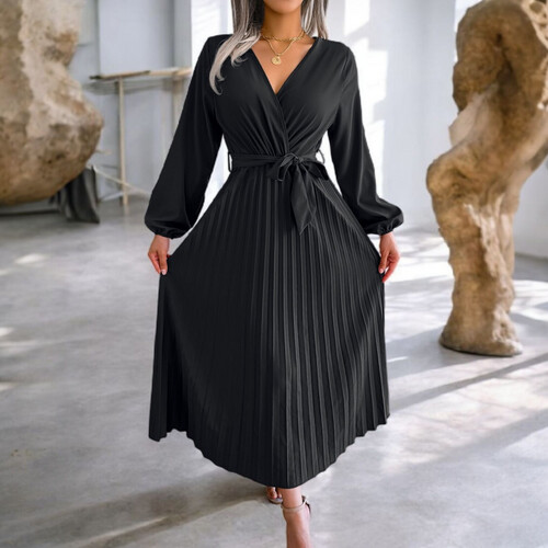 S2T-2B Black Long Dress
