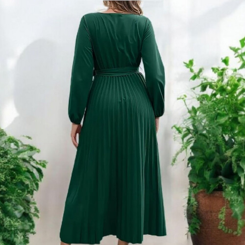 S2T-2B Green Long Dress