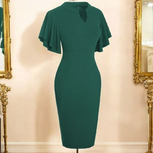S026-Green Dress