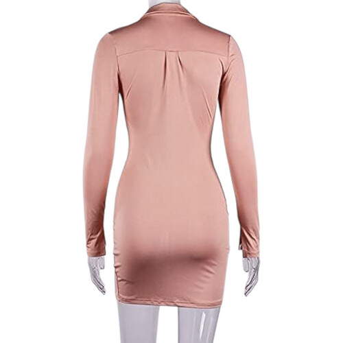 S053-Pink Mini Dress