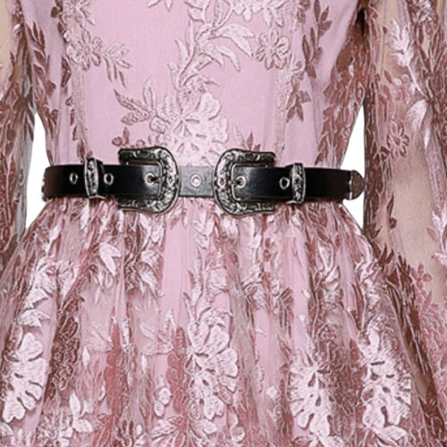 S03025-Pink Lace Dress