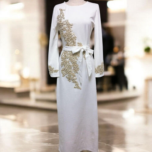 S2E-4A- Long Sleeve Maxi Dress