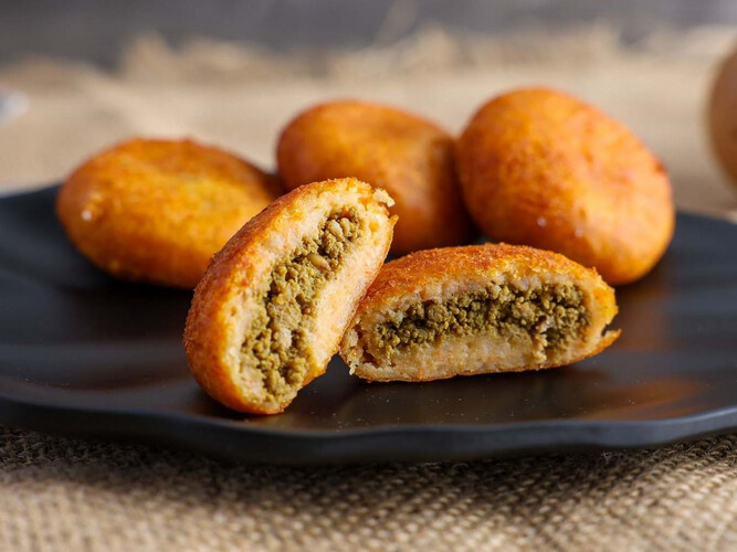 Frozen Rice Carrot with  Meat Kubba 50 piece