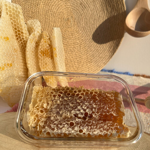 SIDR HONEY WITH HONEYCOMB QATARI -200-GRAM