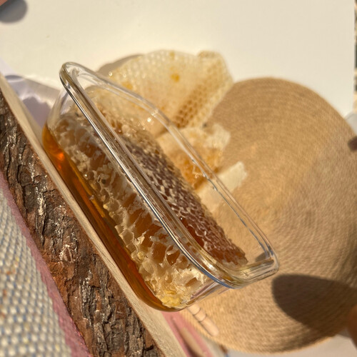 SIDR HONEY WITH HONEYCOMB QATARI -200-GRAM