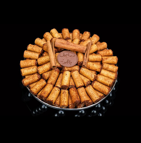 Bubble Tray With Walnut Darabeel