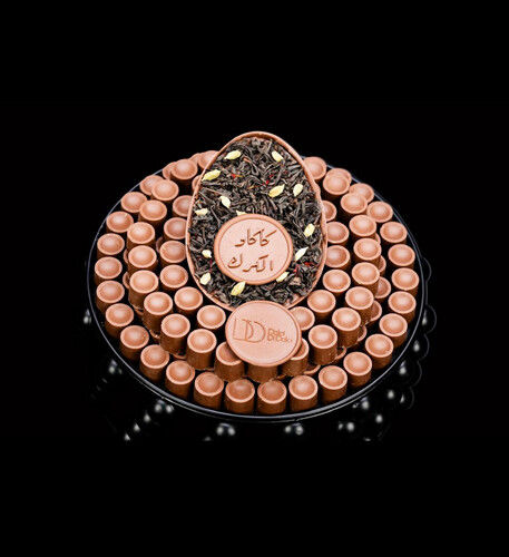 Bubble Tray With Karak Tea Chocolate