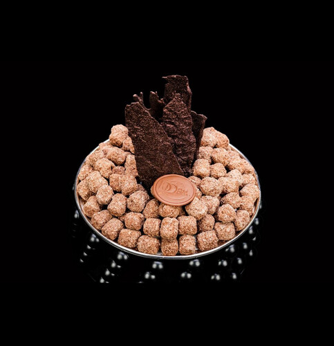 Bubble Tray With Our Special Gianduty Wafer