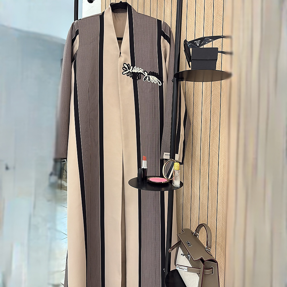 Lined Crepe Fabric Abaya