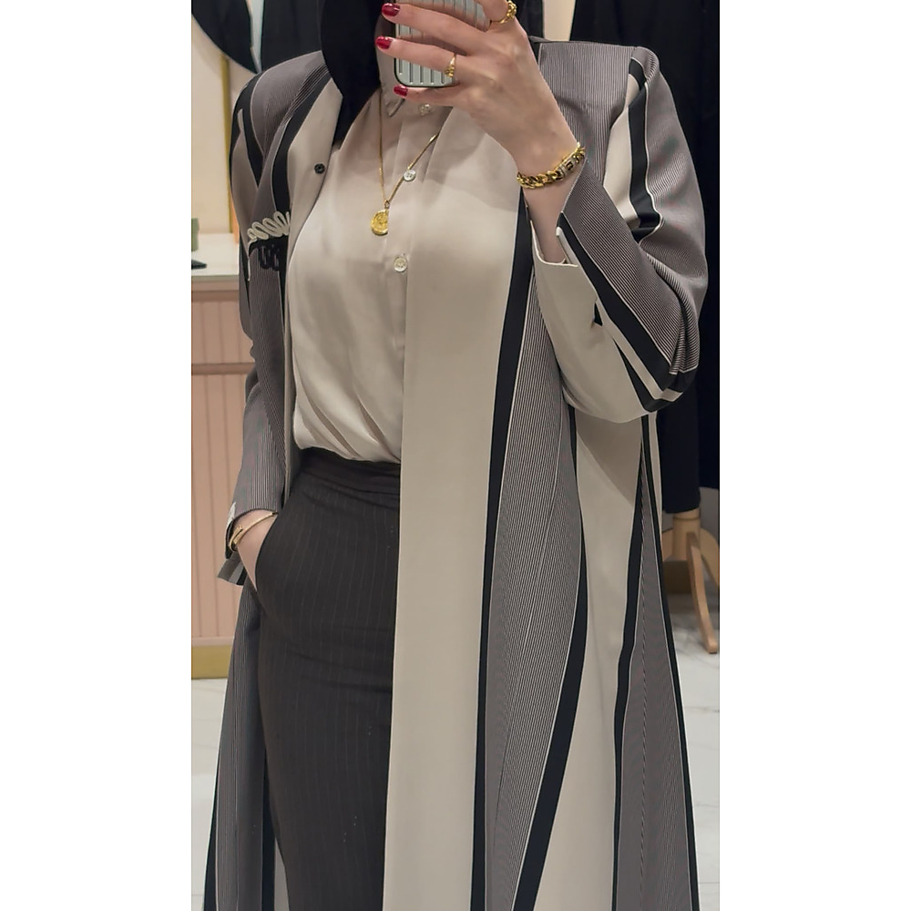 Lined Crepe Fabric Abaya