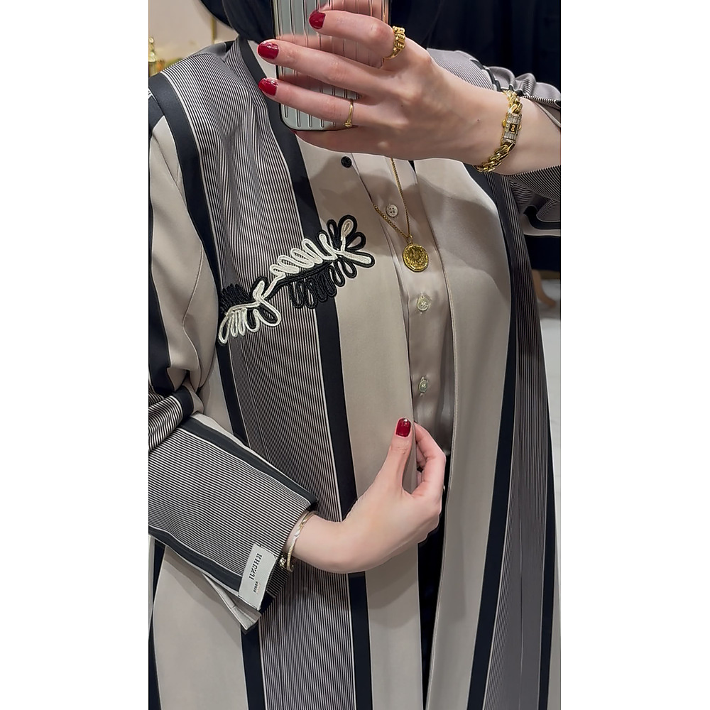 Lined Crepe Fabric Abaya