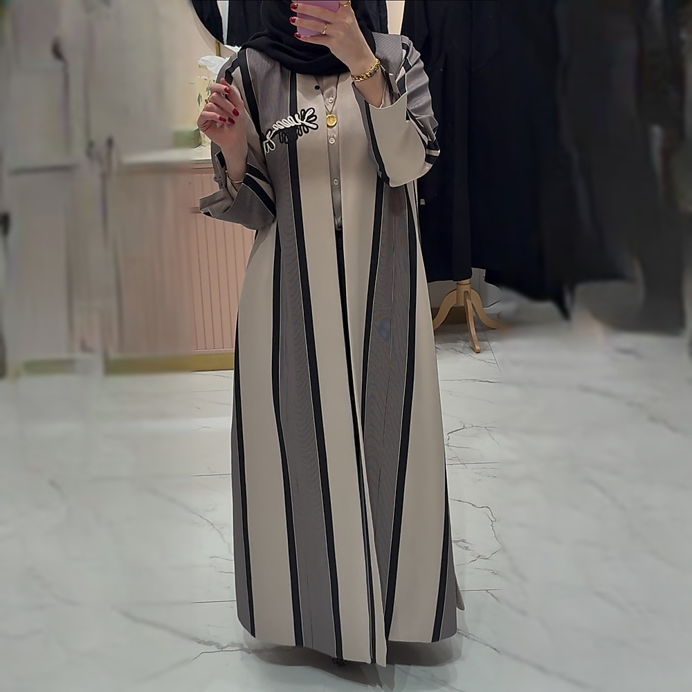 Lined Crepe Fabric Abaya