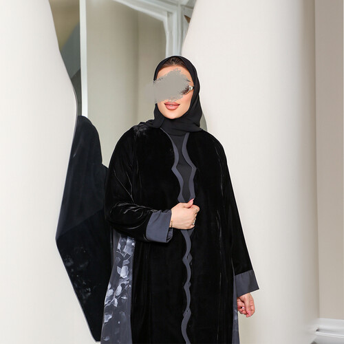 قصه كتف كلوش مخمل + جكار