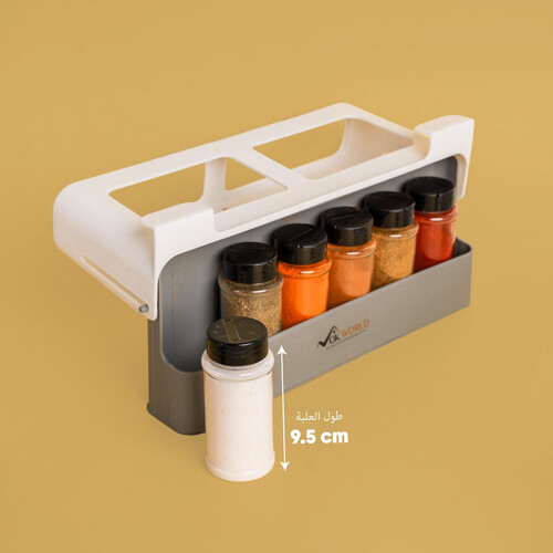 Storage Rack with 6 bottles