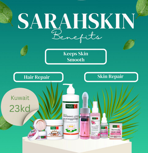 عرض العناية بالجسم والشعر من سارا سكن - 7 قطع