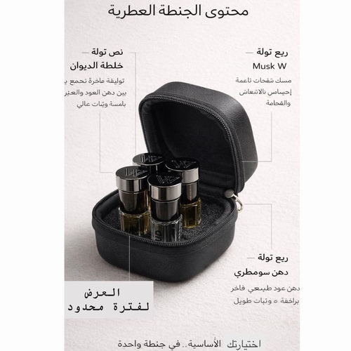 Luxury Oil Collection Case – W OUD