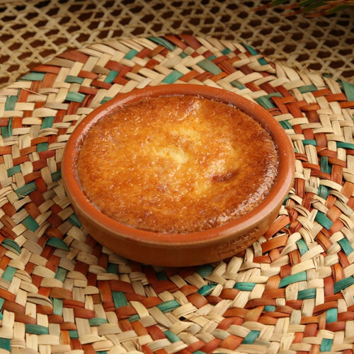 Mecca basbousa with cream