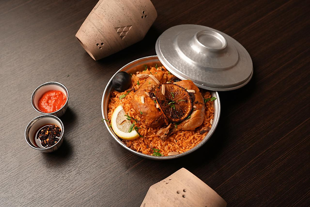 Tofareya Kabsa with orange flavor