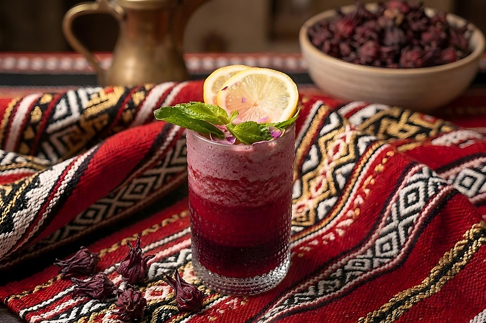 Hibiscus mojito
