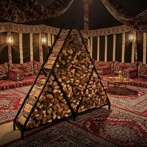 حامل حطب مثلث