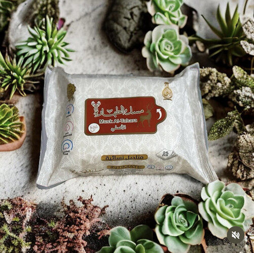 pomegranate misk intimate wipes