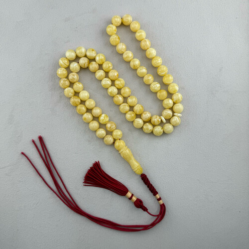 Natural amber sorting rosary