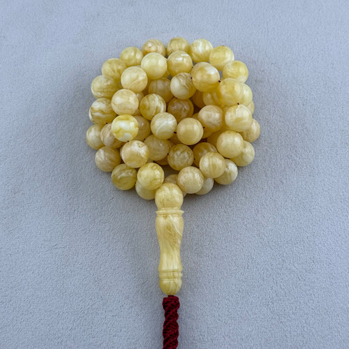 Natural amber sorting rosary