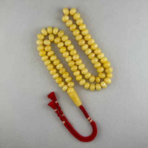Natural amber sorting rosary