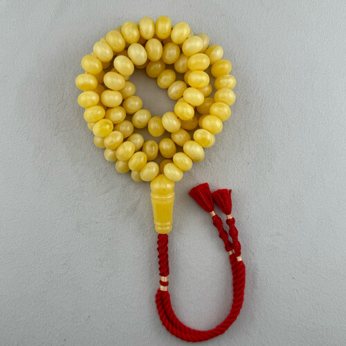 Natural amber sorting rosary