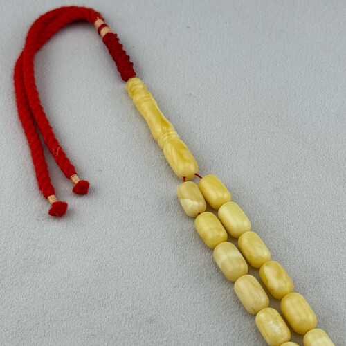 Natural amber sorting rosary