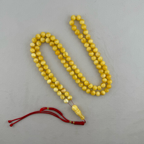 Natural amber sorting rosary