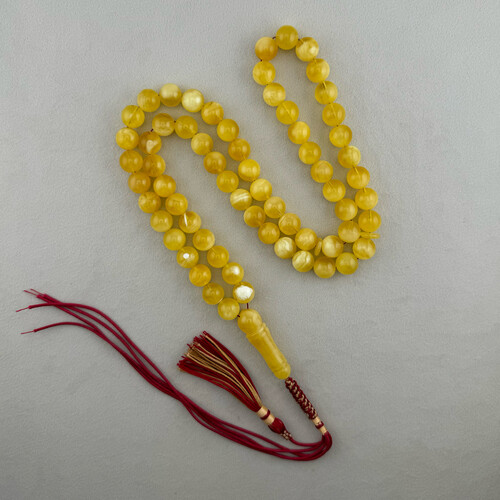 Natural amber sorting rosary