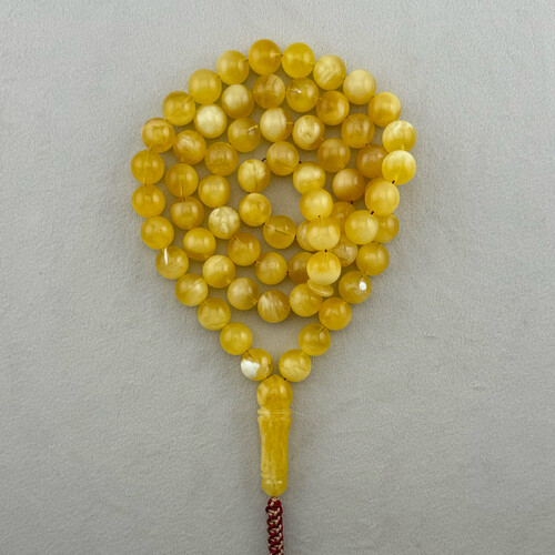 Natural amber sorting rosary