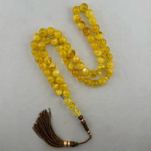 Natural amber sorting rosary