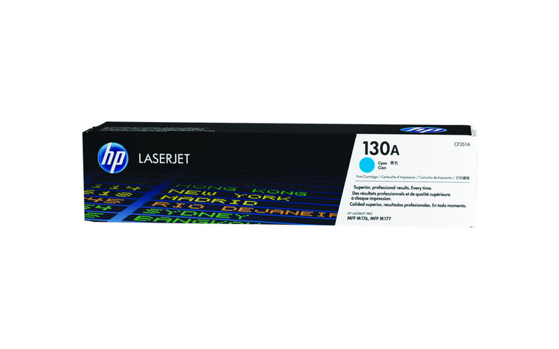 HP LaserJet Toner Cartridge 130 A/ CF351 A - Blue