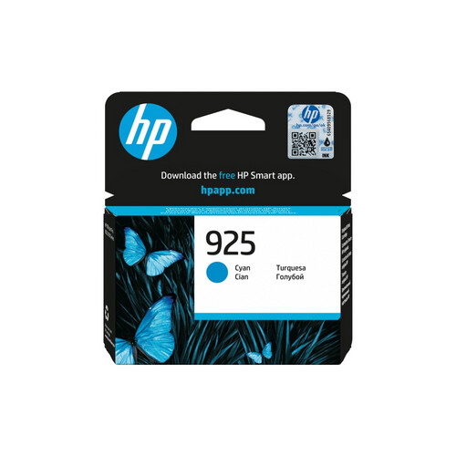 HP 925 Cyan Original Ink Cartridge.