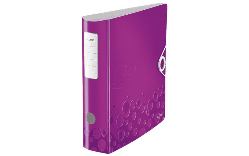 Leitz WoW Ordner File - 8.5 cm - 2 Rings - 3 inch - Purple