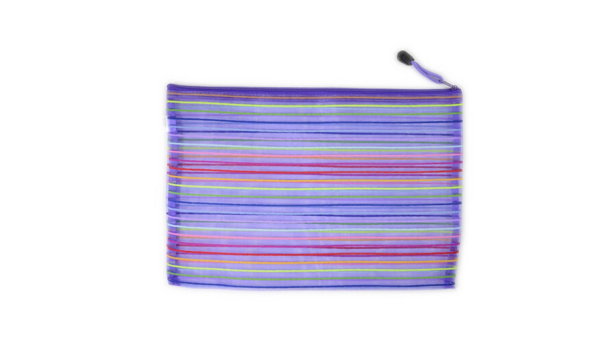 Rainbow Zipper File - A4