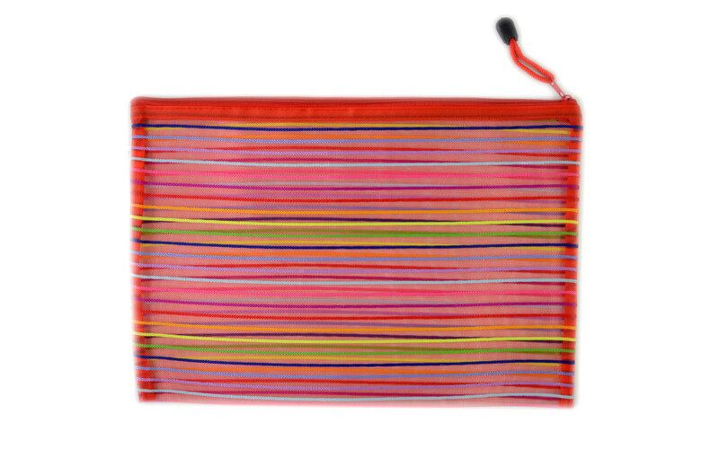 Rainbow Zipper File - A4