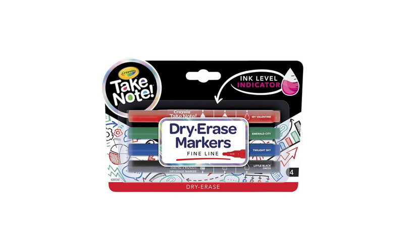 Crayola - Dry Erase Markers - 4 Colors