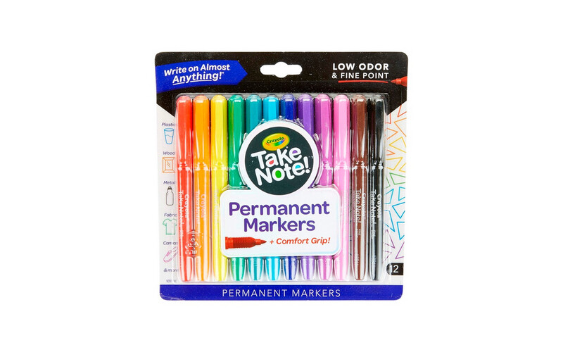 Crayola - Permanent Markers - 12 Colors