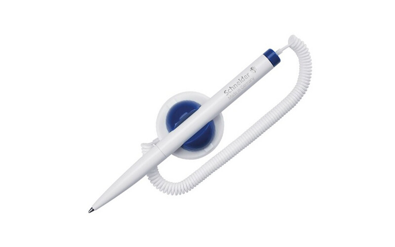 Schneider - Klick Fix Pen - Blue Ink - White