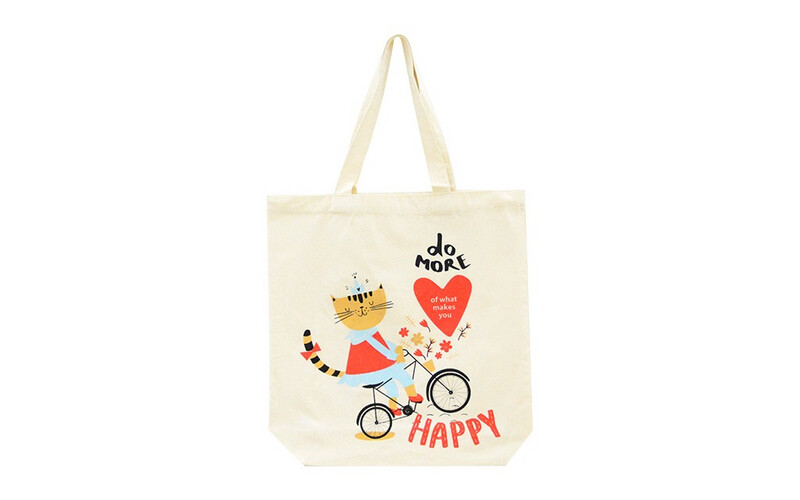 The Cat on Bike - Re-usable Bag