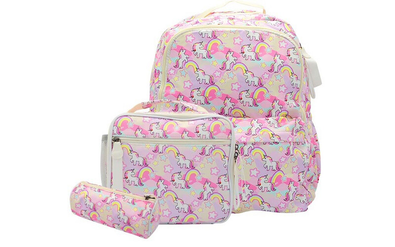Pink Unicorn Bag - 3 pieces