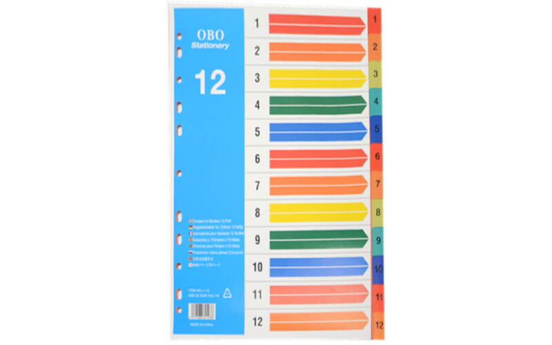 OBO - 12 Index Divider