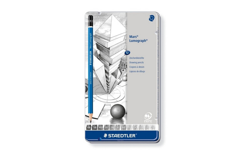 Staedtler - Mars Lumograph Drawing Pencil - Pack of 24