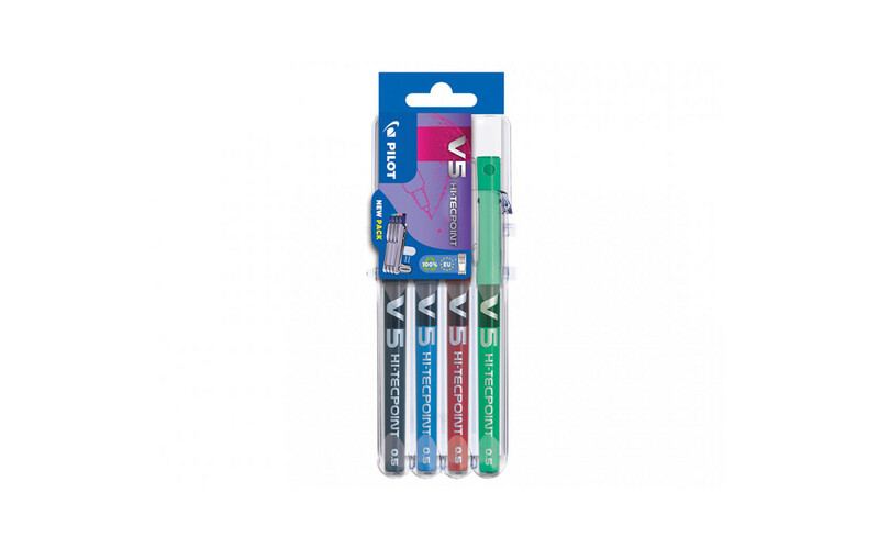 Pilot - V5 Hi-Tecpoint - 4 Colors