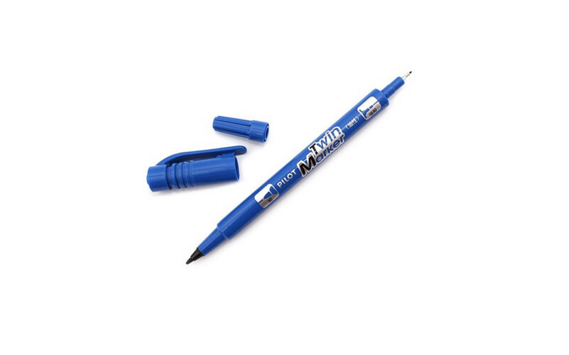Pilot - Twin Marker - Fine Tip + Extra Fine Tip - Blue
