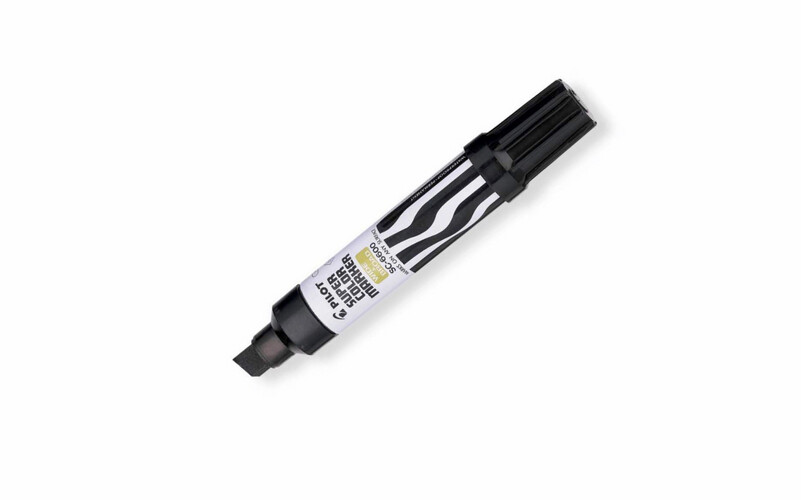 Pilot - Super Color Marker Wide Broad - 12.5mm - Chisel Tip - Black